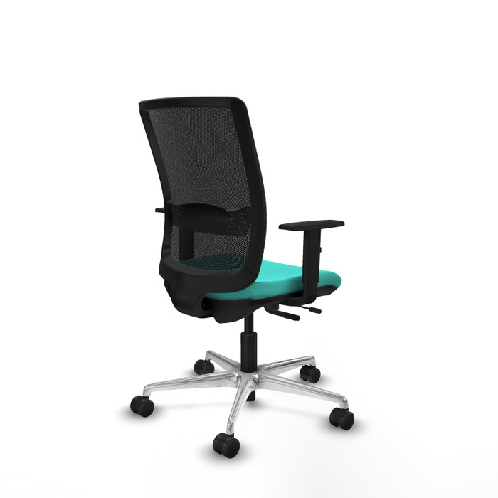 PIQUERAS Y CRESPO Silla de oficina Haches Turquesa y Negro PIQUERAS Y CRESPO Silla de oficina Haches Turquesa y Negro