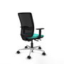 PIQUERAS Y CRESPO Silla de oficina Haches Turquesa y Negro