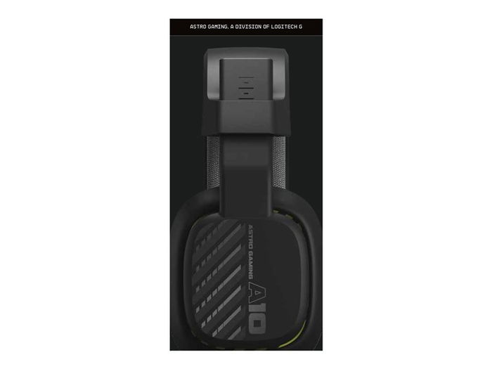 Logitech Auriculares Gaming A10 Astro con Micrófono Boom - Cableado, Estéreo, para PC, Mac, Consolas, Negro