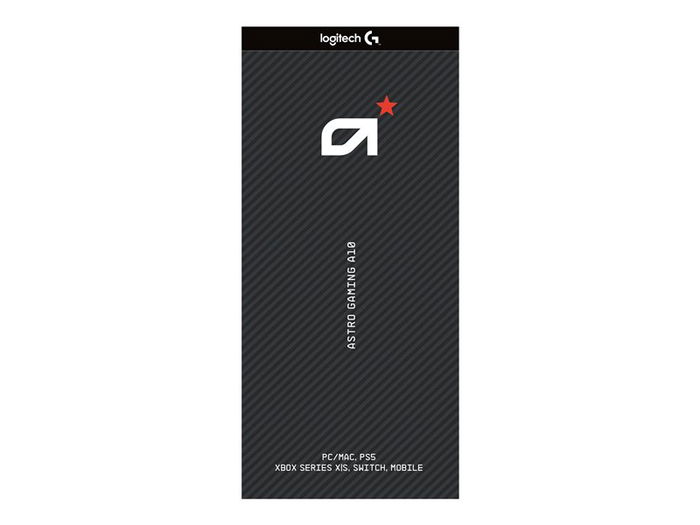 Logitech Auriculares Gaming A10 Astro con Micrófono Boom - Cableado, Estéreo, para PC, Mac, Consolas, Negro