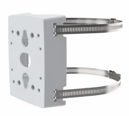 Axis AXIS T91B47 Monte para Cámara de Seguridad en Poste o Viga, para Interior y Exterior, IK10, Bridas Acero Inoxidable Incluidas