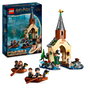 LEGO 76426 Harry Potter Cobertizo Castillo Hogwarts: La Piedra Filosofal - Set de Construcción con 7 Minifiguras y Botes