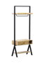 DKD Home Decor Recibidor de Acacia y Metal Natural