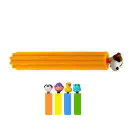 Marbueno Pistola de Agua Foam Succion Diseño Hipopotamo 37x5 cm Jardín, Piscina y Playa MARBUENO SUMMER 10114H