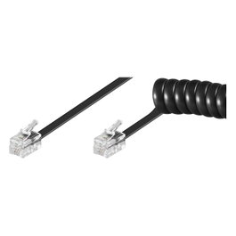 Goobay Cable de auricular de teléfono 50270 de 2 m