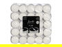 Acorde Set 100 Velas Tea Light Blancas 3H Cera 18x5x18 cm (Set de 12)