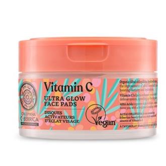 Natura Siberica Discos Faciales Ilumina con Vitamina C y BHA para Limpieza y Tonicidad - 20 Unidades Natura Siberica Discos Faciales Ilumina con Vitamina C y BHA para Limpieza y Tonicidad - 20 Unidades