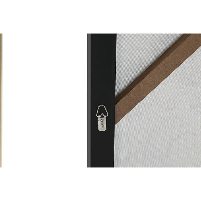DKD Home Decor Cuadro Lienzo PS Perro Urban Surtido de 2 Unidades