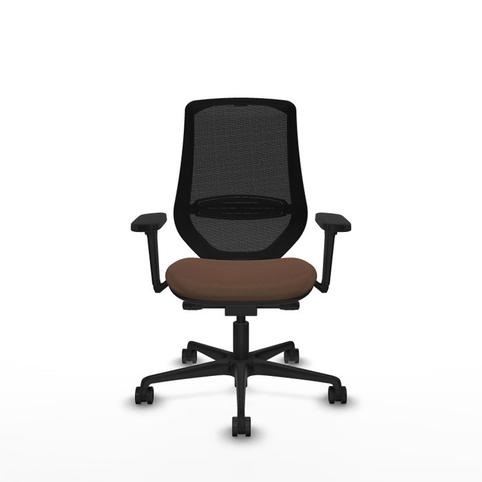 PIQUERAS Y CRESPO Silla de oficina Mardos con mecanismo Sincro/Traslack, Marrón oscuro y Negro PIQUERAS Y CRESPO Silla de oficina Mardos con mecanismo Sincro/Traslack, Marrón oscuro y Negro