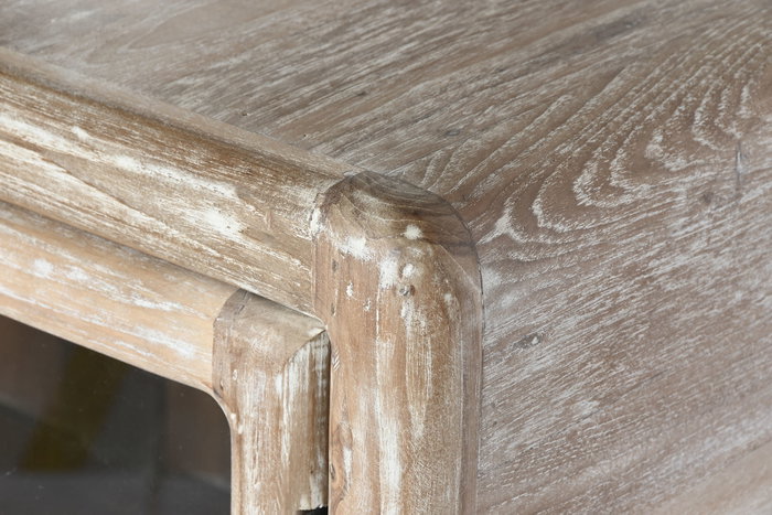 DKD Home Decor Aparador de Teca Reciclada y Cristal Natural DKD Home Decor Aparador de Teca Reciclada y Cristal Natural