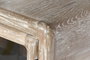 DKD Home Decor Aparador de Teca Reciclada y Cristal Natural
