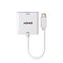 Lindy Adaptador de Cable 43355 USB-C a VGA (D-Sub) - Blanco