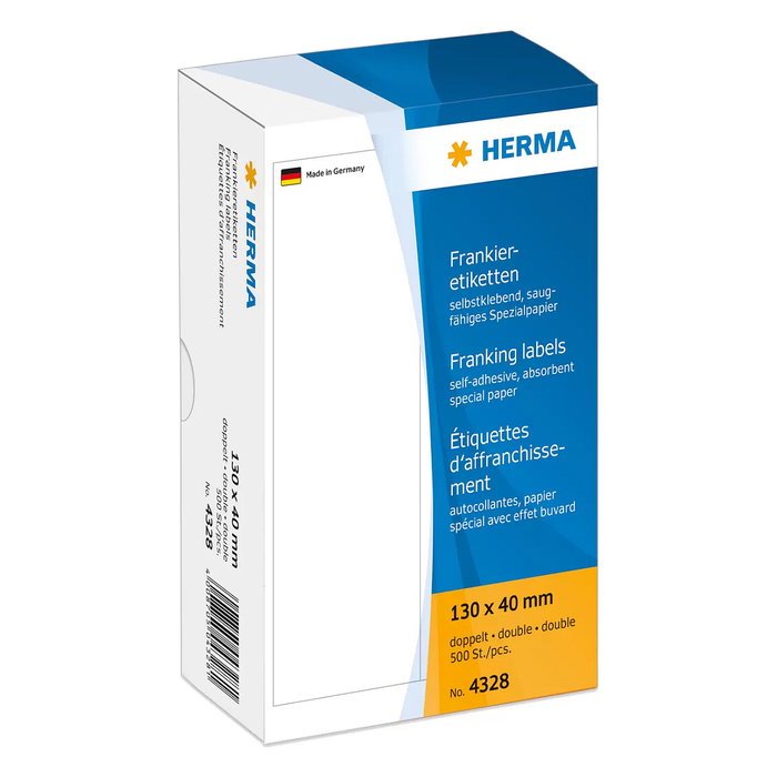 HERMA Frankieretiketten Etiquetas de dirección 130,0 x 40,0 mm HERMA Frankieretiketten Etiquetas de dirección 130,0 x 40,0 mm