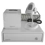 Approx appPOSPACK3380WH-2D Kit TPV con Cajón, Impresora, Lector 2D y Rollos Blanco