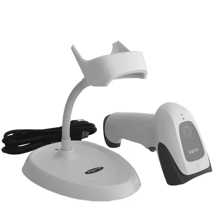 Approx Kit TPV con Cajón Portamonedas, Impresora Térmica y Lector 2D Blanco Approx Kit TPV con Cajón Portamonedas, Impresora Térmica y Lector 2D Blanco