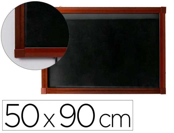 Liderpapel Pizarra de Cristal con LED para Rotuladores Tiza, Caballete Madera, 50x90cm Liderpapel Pizarra de Cristal con LED para Rotuladores Tiza, Caballete Madera, 50x90cm