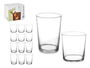 Pasabahce Set 12 Vasos Bistro Pinta 380ml y 510ml Transparente Vidrio 27x23x18 cm (Set de 2)