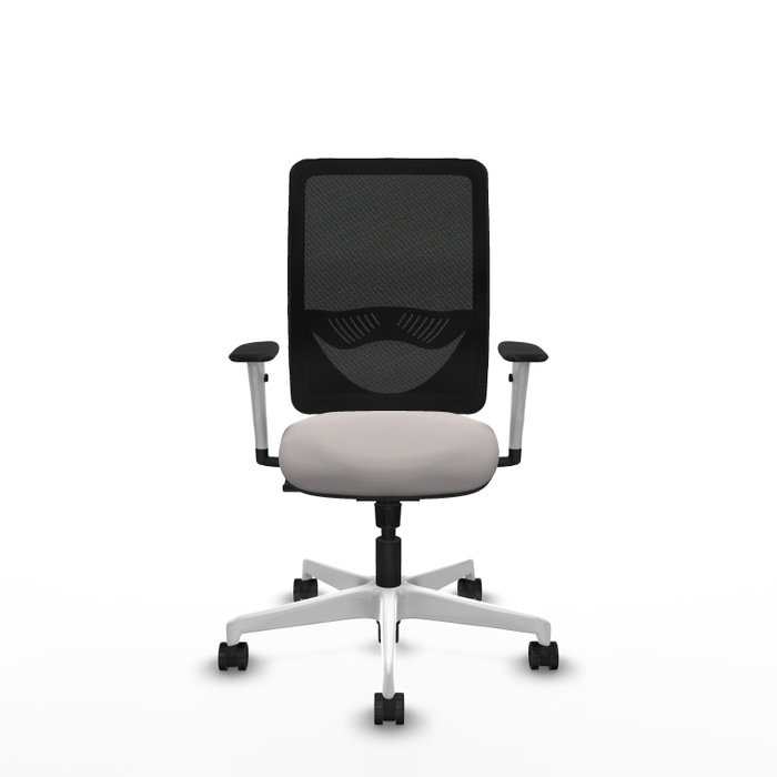 PIQUERAS Y CRESPO Silla de oficina Zulema con mecanismo Sincro Blanco y Negro PIQUERAS Y CRESPO Silla de oficina Zulema con mecanismo Sincro Blanco y Negro
