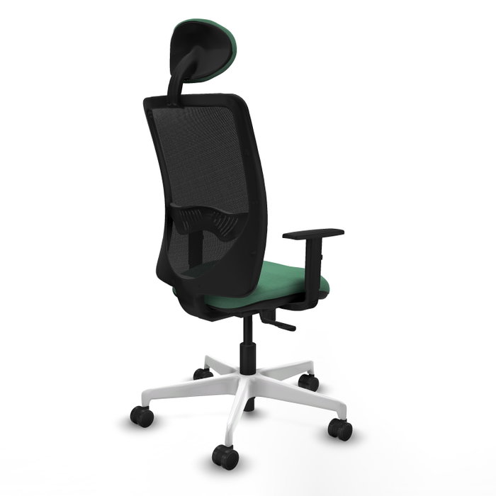 PIQUERAS Y CRESPO Silla de oficina Zulema con mecanismo Sincro, Verde esmeralda y Negro PIQUERAS Y CRESPO Silla de oficina Zulema con mecanismo Sincro, Verde esmeralda y Negro