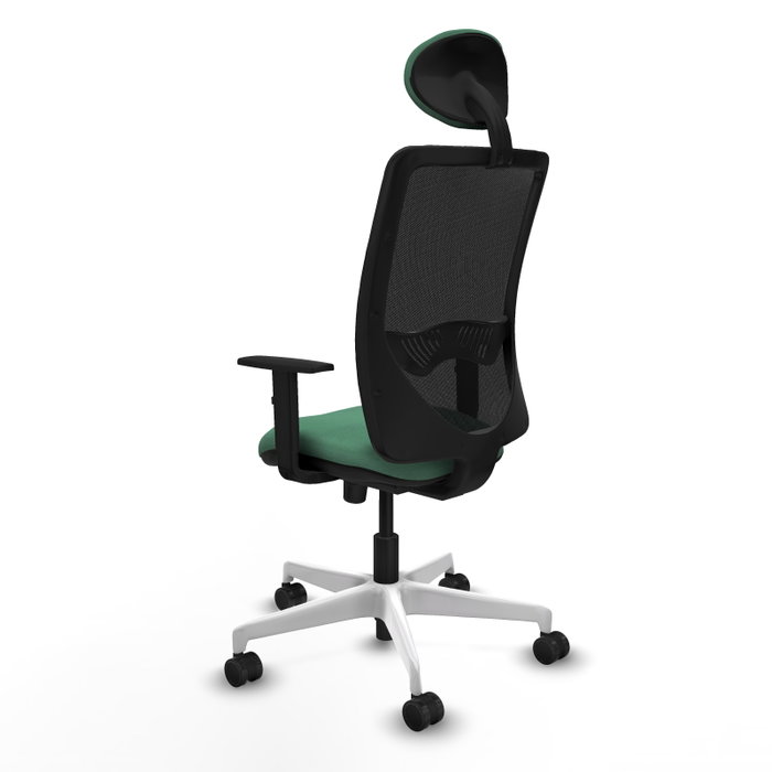 PIQUERAS Y CRESPO Silla de oficina Zulema con mecanismo Sincro, Verde esmeralda y Negro PIQUERAS Y CRESPO Silla de oficina Zulema con mecanismo Sincro, Verde esmeralda y Negro