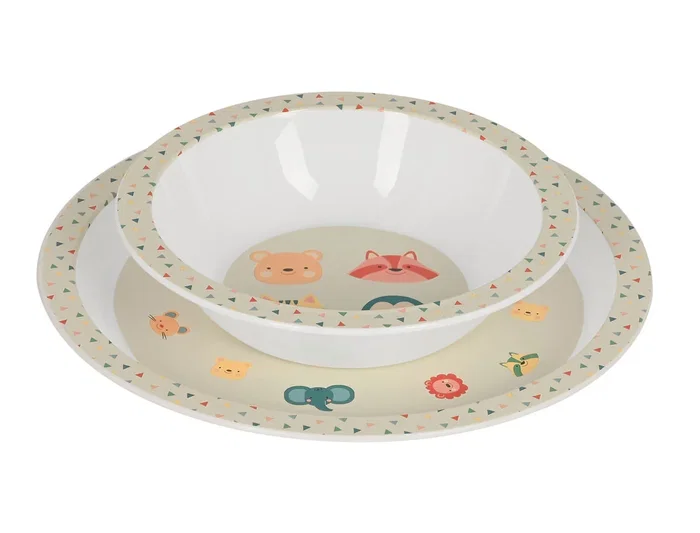 Set de Menaje Infantil Safta Cabecitas (4 Piezas)