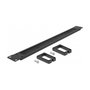 DeLOCK Panel de gestión de cables de 19″ con 2 ganchos, color negro