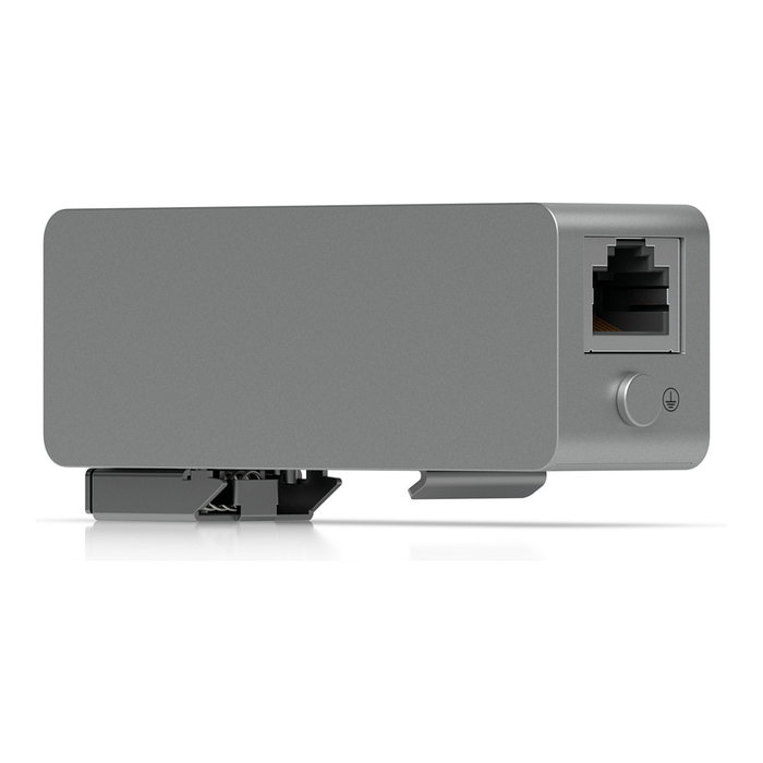 Ubiquiti Networks Inc. UACC-ETH-SP-DIN Protector Sobretensión Ethernet PoE DIN, 600 V, 10 Gbit/s, Policarbonato, Gris