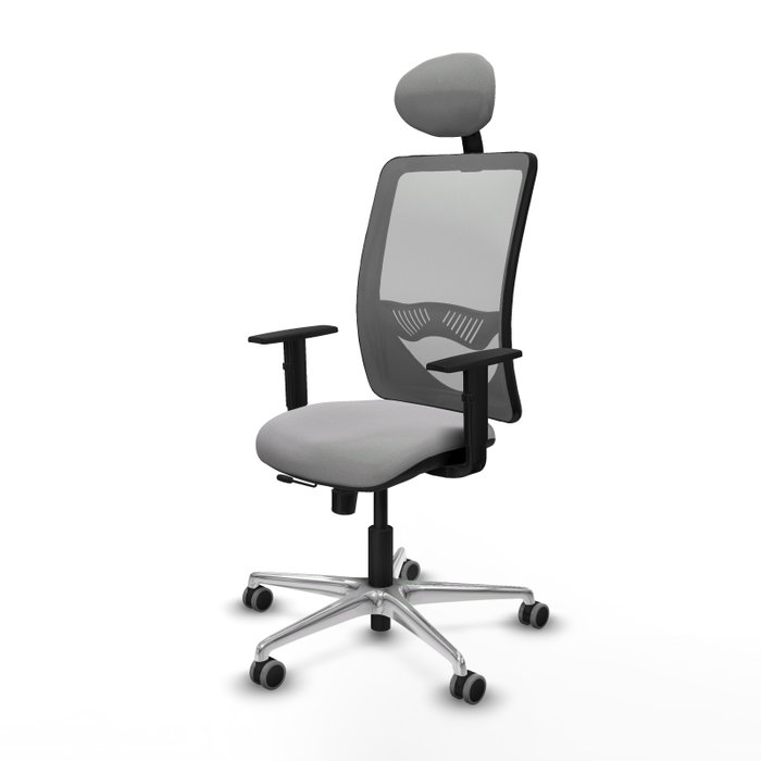 PIQUERAS Y CRESPO Silla de oficina Zulema Gris con mecanismo Sincro/Traslack PIQUERAS Y CRESPO Silla de oficina Zulema Gris con mecanismo Sincro/Traslack