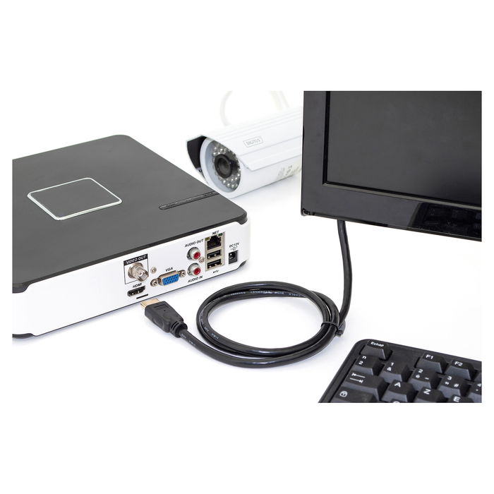 Digitus Cable de Conexión HDMI Tipo A 4K 60Hz con Ethernet, 5m Digitus Cable de Conexión HDMI Tipo A 4K 60Hz con Ethernet, 5m