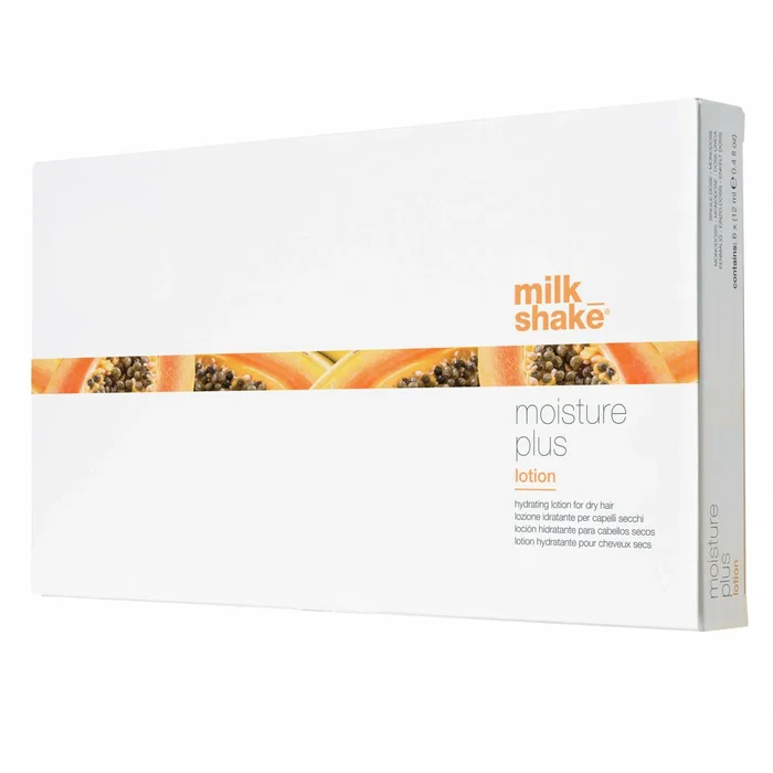 Milk Shake Moisture Plus Tratamiento con Loción Capilar para la Hidratación, 6 uds de 12 ml