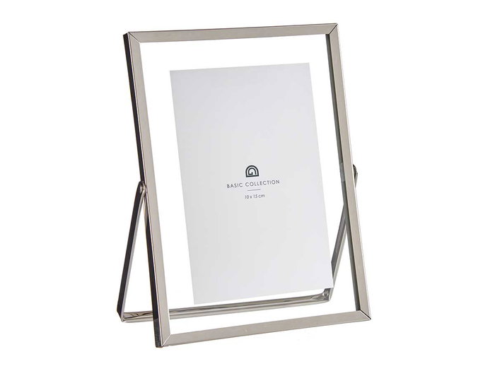 Giftdecor Marco de Metal Plateado para Fotos 10x15 cm (Set de 12)