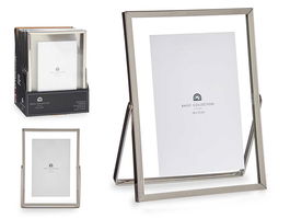 Giftdecor Marco de Metal Plateado para Fotos 10x15 cm (Set de 12)