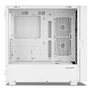 NOX Hummer BIOS Midi Tower para PC Gaming con Pantalla LCD 8" Personalizable, Frontal Mesh, Blanco, Compatible ATX, GPU hasta 395mm, 11 Ventiladores, USB 3.0 y USB-C