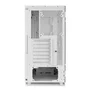 NOX Hummer BIOS Midi Tower para PC Gaming con Pantalla LCD 8" Personalizable, Frontal Mesh, Blanco, Compatible ATX, GPU hasta 395mm, 11 Ventiladores, USB 3.0 y USB-C