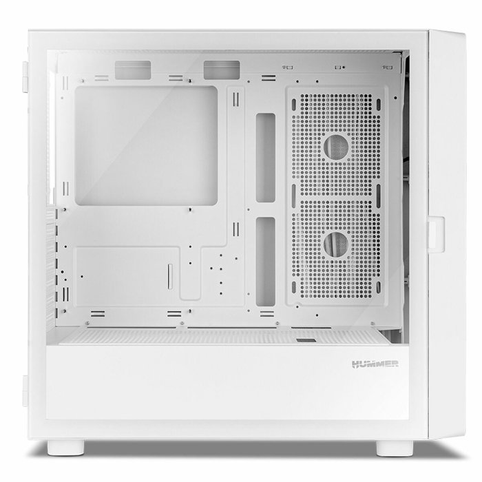 Nox Hummer BIOS Semitorre Blanca con Pantalla LCD de 8 pulgadas