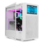 Nox Hummer BIOS Semitorre Blanca con Pantalla LCD de 8 pulgadas