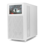 Nox Hummer BIOS Semitorre Blanca con Pantalla LCD de 8 pulgadas