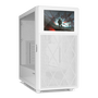 Nox Hummer BIOS Semitorre Blanca con Pantalla LCD de 8 pulgadas