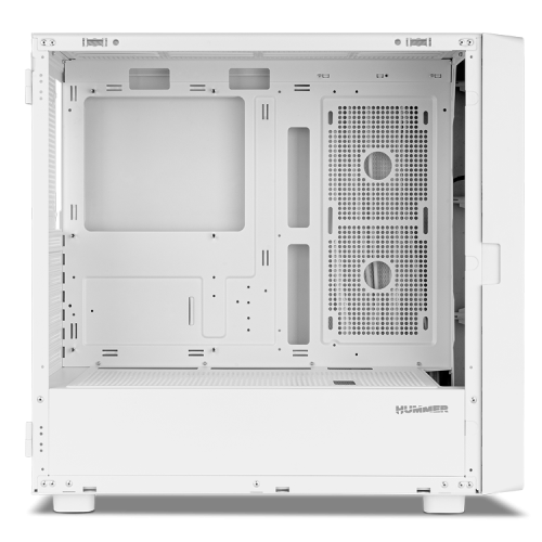 Nox Hummer BIOS Semitorre Blanca con Pantalla LCD de 8 pulgadas