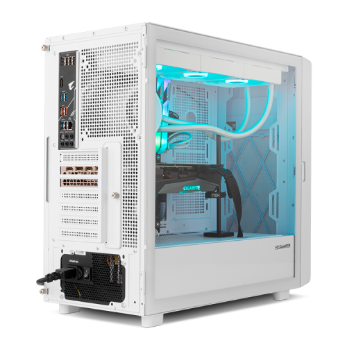 Nox Hummer BIOS Semitorre Blanca con Pantalla LCD de 8 pulgadas