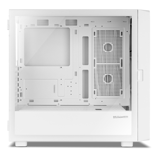 Nox Hummer BIOS Semitorre Blanca con Pantalla LCD de 8 pulgadas