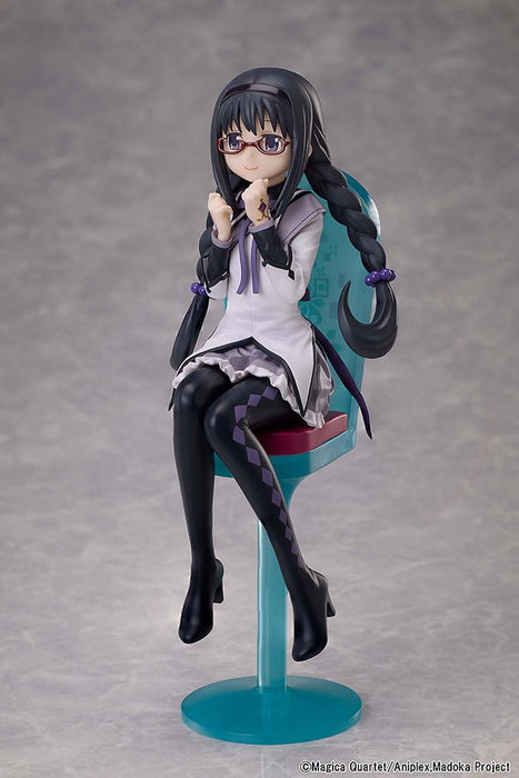 Aniplex Puella Magi Madoka Magica The Movie: Rebellion Estatua PVC Homura Akemi Tea Party Cake Song Ver. 18 cm