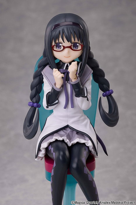 Aniplex Puella Magi Madoka Magica The Movie: Rebellion Estatua PVC Homura Akemi Tea Party Cake Song Ver. 18 cm