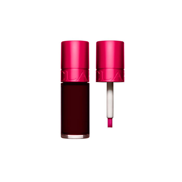 Clarins WATER LIP STAIN Labial Mate Hidratante de Larga Duración, Acabado Radiante 24h, #04-Violet Water, 7 ml