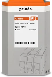 Prindo Cartucho de tinta Classic XL negro para Epson 27