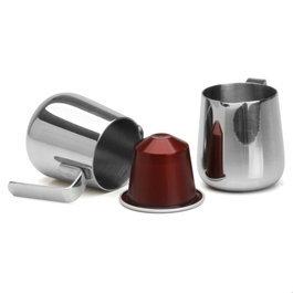 1946 Set 2 Mini Lecheras 30 Ml 1946 (12 Unidades) Acero Inoxidable 18/10 Capacidad 30ml