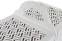 DKD Home Decor Joyero Romantico 17 x 24 x 30 cm Rosa Palo Blanco