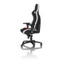 Noblechairs EPIC Echtleder Gaming Stuhl negro/blanco/rojo
