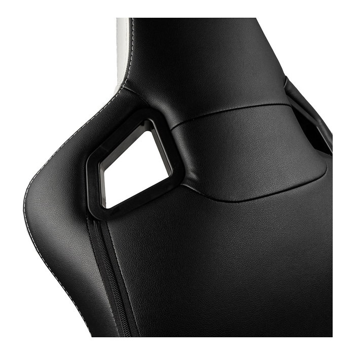 Noblechairs EPIC Echtleder Gaming Stuhl negro/blanco/rojo