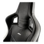 Noblechairs EPIC Echtleder Gaming Stuhl negro/blanco/rojo